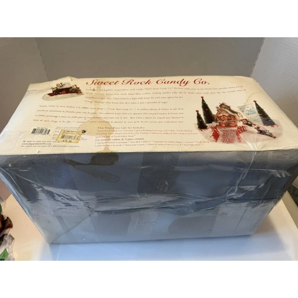 Department 56‎ Sweet Rock Candy Co Complete North Pole Series 56725 w Candy Road - Picture 7 of 16